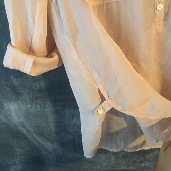 Loft pale pink/blush 3/4 length roll up sleeves - Picture 5 of 6